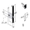 Sliding Door WC Lock BONAITI G500 Mod.021