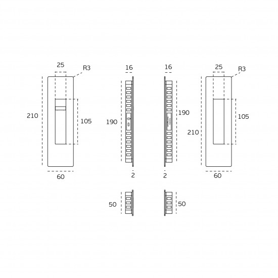 Magnetic lock for sliding doors JNF IN.20.925