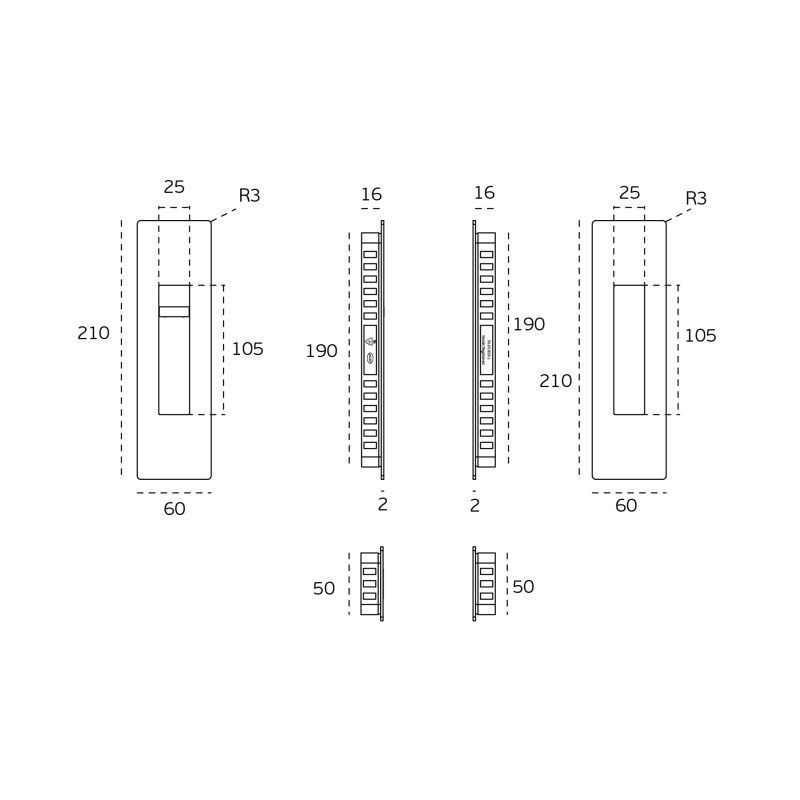 Magnetic lock for sliding doors JNF IN.20.925