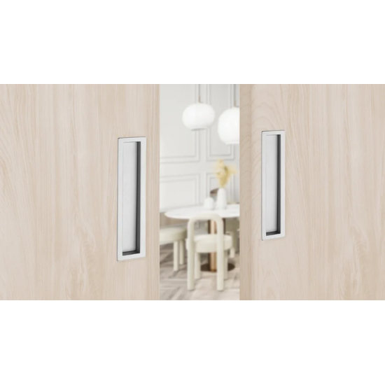 Sliding door handle 1097 Satin nickel