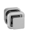 Sliding door handles PUSH HR satin chrome