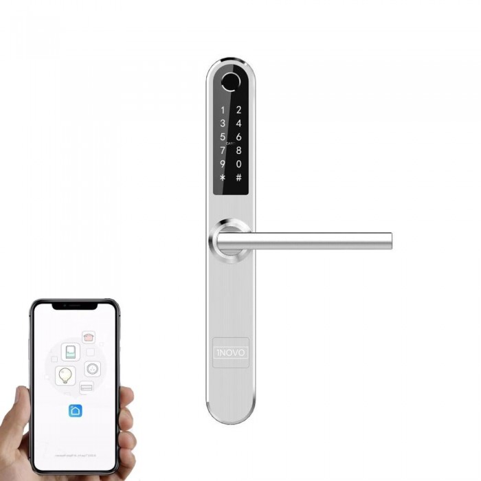 Viedais durvju rokturis iNOVO (ūdensnecaurlaidīgs IP55) Bluetooth