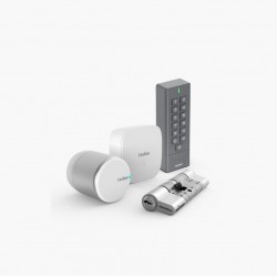 TEDEE GO vied lock set (with PIN code keypad) Bluetooth and Wi-Fi with remote control  silver (batery)