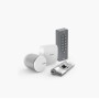 TEDEE PRO vied lock set (with PIN code keypad) Bluetooth and Wi-Fi with remote control silver (accumulator)