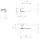 Door handles TUPAI 2730 RT