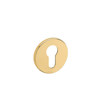 PZ rosette 4046 R5S 01 Polished Brass