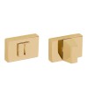WC knob 4075 5RT Polished Brass