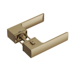 Handle With Integrated Lock 4084 5REP WC 208 Matt Brass