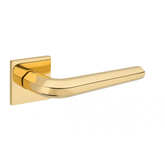 Door handles TUPAI 4160 Q5S Polished Brass