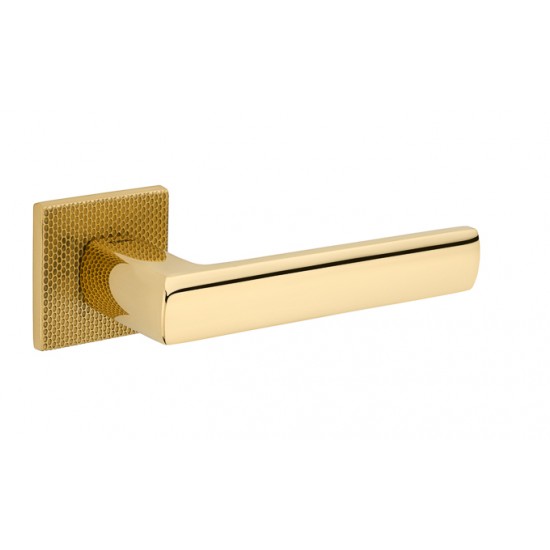 Дверные ручки TUPAI Texture 4161 5SQ/T2 Polished Brass