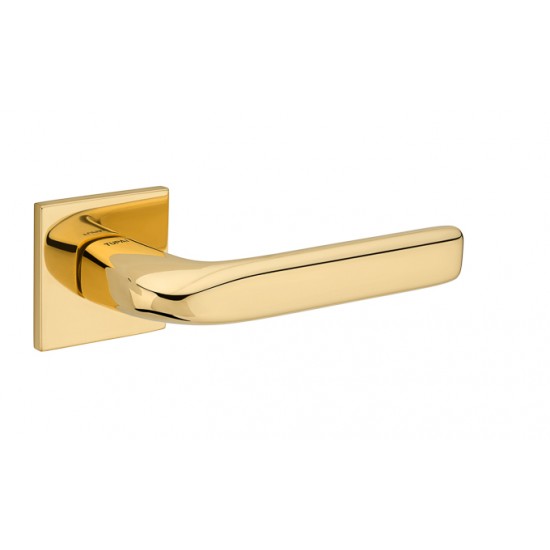 Door handles TUPAI 4162 Q5S Polished Brass