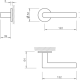Дверные ручки TUPAI 4200/200 R5S Black