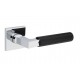 Door handles TUPAI 4211 Q5S Polished Chrome/ Black