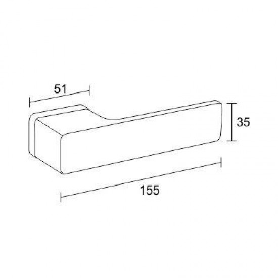 Door handles VDS CUBE RTQ