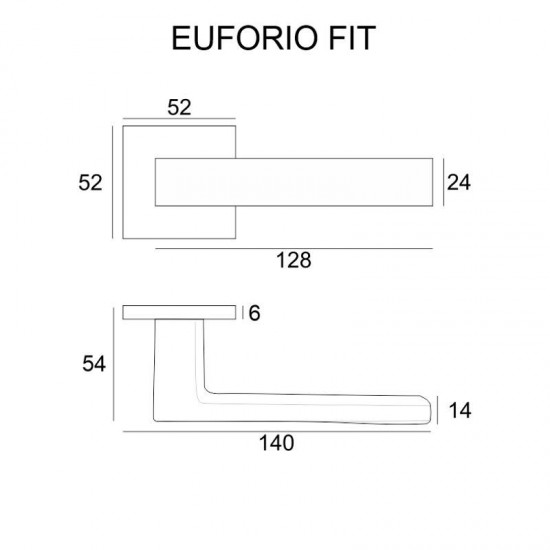 Дверные ручки VDS EUFORIO Q6S