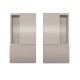 Door handles WAVE Blind Matt Nickel