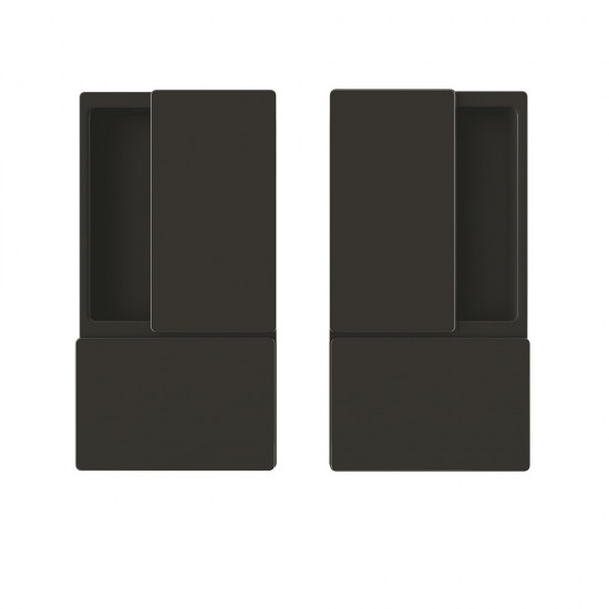 Door handles WAVE Blind Black