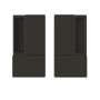 Durvju rokturi WAVE Blind Black