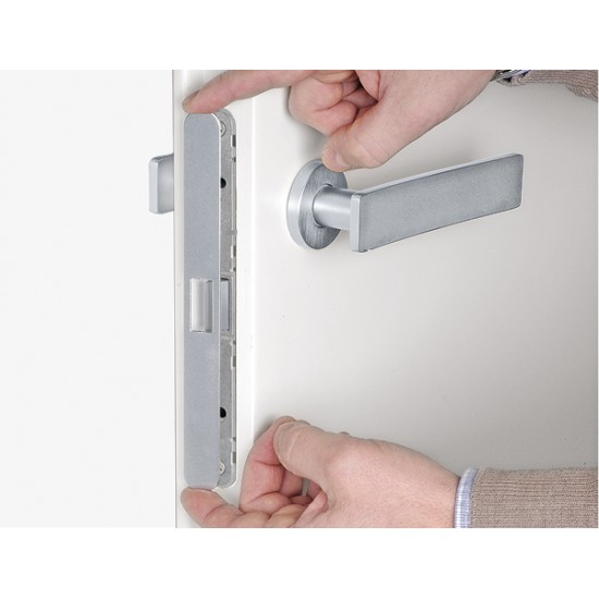 Magnetic lock AGB Revolution XT PZ 85mm Satin Chrome