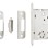 Magnetic Door Lock with Strike Plate, White - ABLOY 2014 Alternative