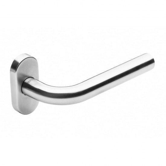 Door handles TL 04 OVAL Stainless Steel