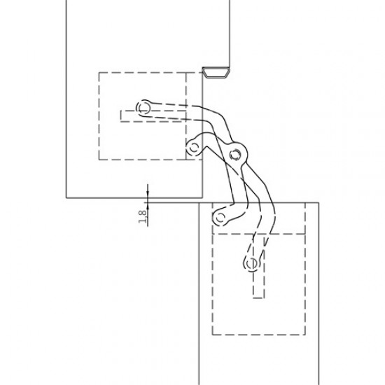 Concealed hinges ANSELMI AN 141 3D FVZ 14/44 (501)