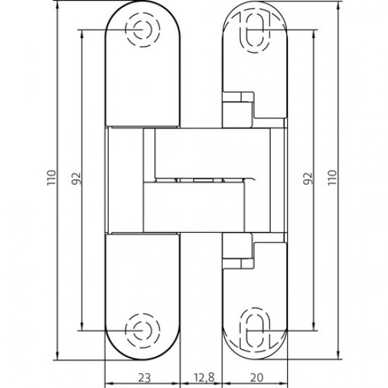 Скрытые петли ANSELMI AN 150 3D 28