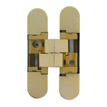 Concealed Hinge KUBICA K1019 Polished Brass (40кг/2шт)