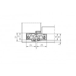 Скрытые петли SIMONSWERK TE205 3D 60kg