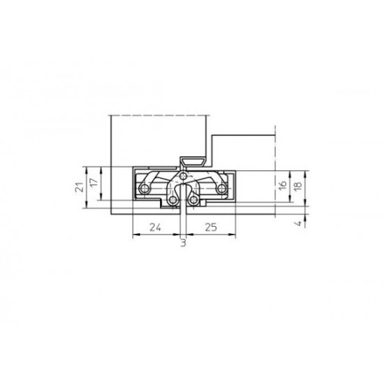 Скрытые петли SIMONSWERK TE205 3D 60kg