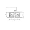 Slēptās eņģes SIMONSWERK TE240 3D 40kg