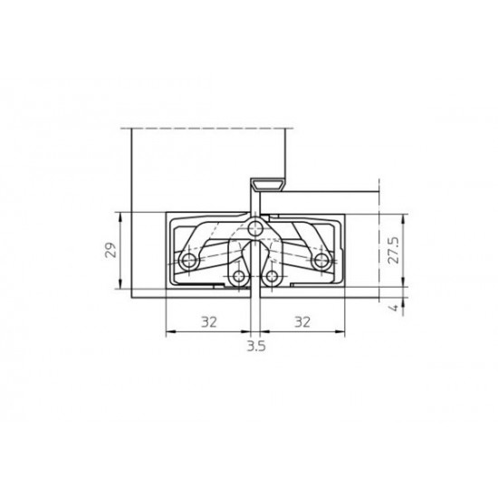 Concealed hinges SIMONSWERK TE305 3D 60kg