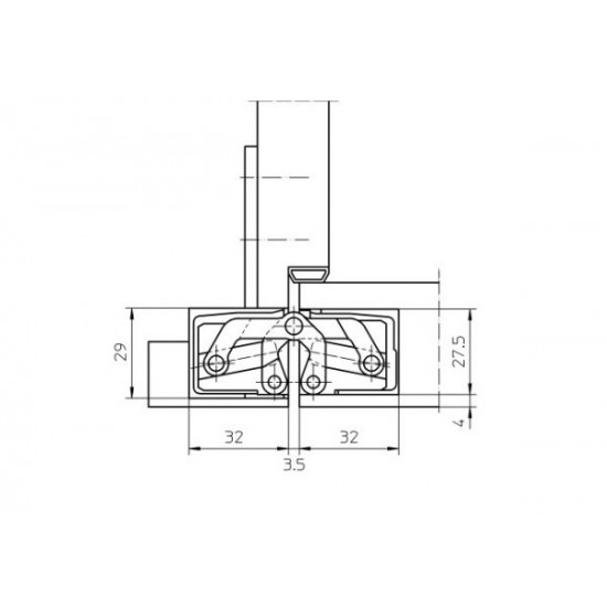 Скрытые петли SIMONSWERK TE305 3D 60kg