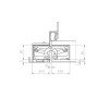 Slēptās eņģes SIMONSWERK TE340 3D 80kg White