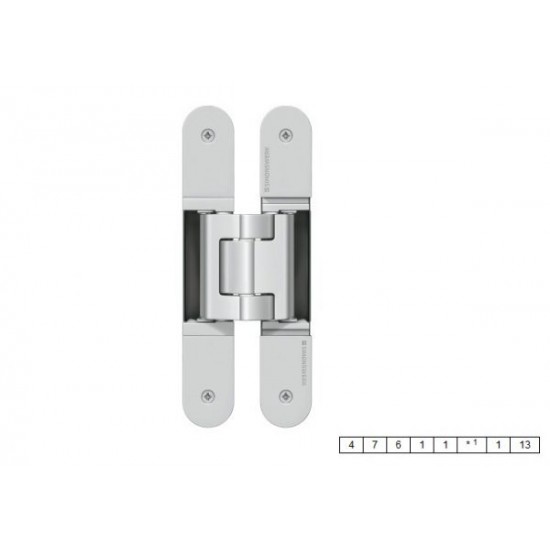 Slēptās eņģes SIMONSWERK TE540 3D 120kg