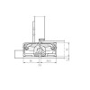 Slēptās eņģes SIMONSWERK TE640 3D 200kg