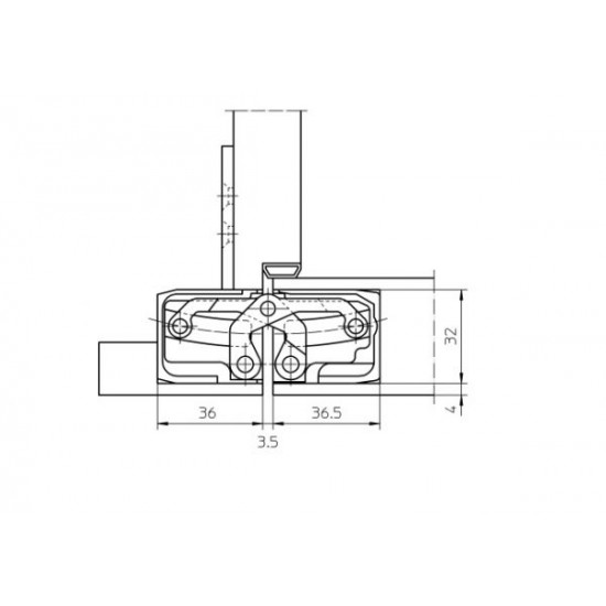 Скрытые петли SIMONSWERK TE640 3D 200kg