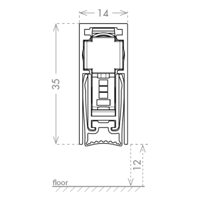 Automatic hydraulic door threshold CHRONOSEAL