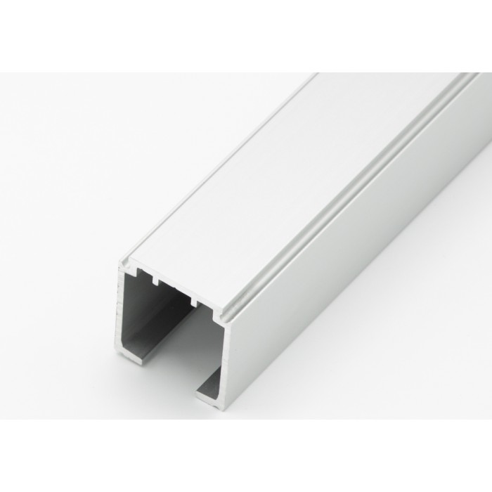 Natural aluminum rail for sliding doors (1280/G)