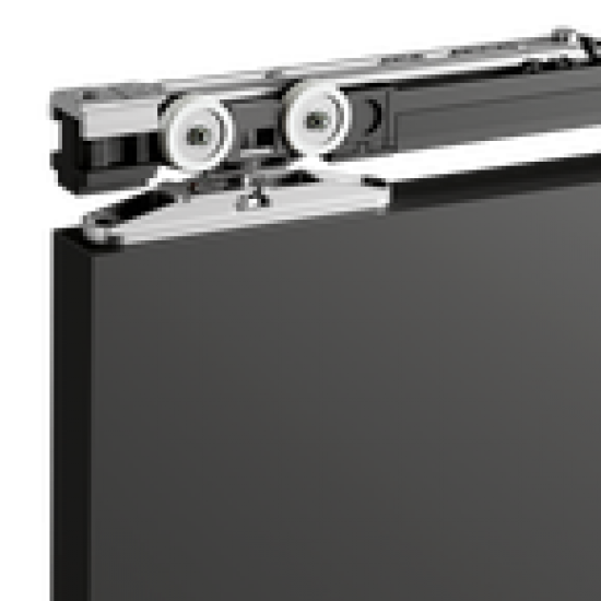 FLUID ECLETTICA Sliding Door System with 1-way Soft Close Brake and Impact Absorber