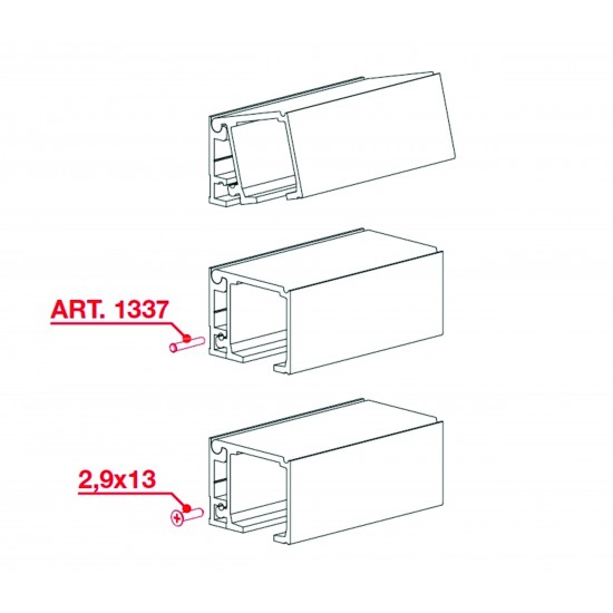 Divkomponentu sliede 1700/A + 1710/A