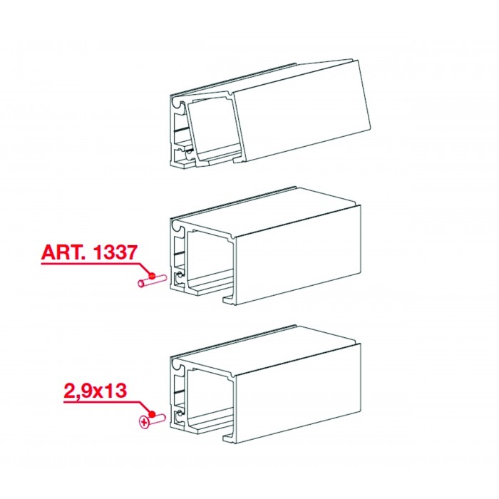Two-component Rail 1700/A + 1710/A
