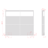 Sliding Upholstery Door System MAGIC LIVING up to 40 kg / 1100 mm