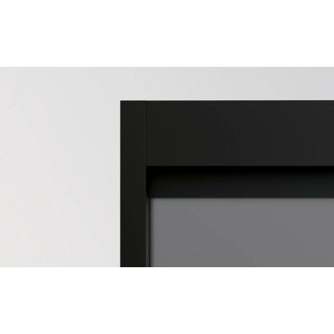 Magic 2 Frame Black - slēpta bīdāmā sistēma ar rāmi stiklam