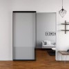 Magic 2 Frame Anodised Aluminium - Concealed Sliding System with Frame Designed For Glass Panels