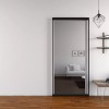 Magic 2 Frame Anodised Aluminium - Concealed Sliding System with Frame Designed For Glass Panels