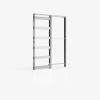 Frameless sliding door cassette ERMETIKA ABSOLUTE EVOKIT (125 mm / double plasterboard)