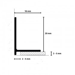 Grīdlīstes SL16X2