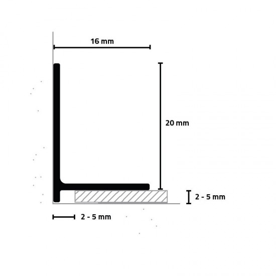 Grīdlīstes SL16X2