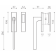 Terrace lockable handle OLIVARI Lotus Q L221